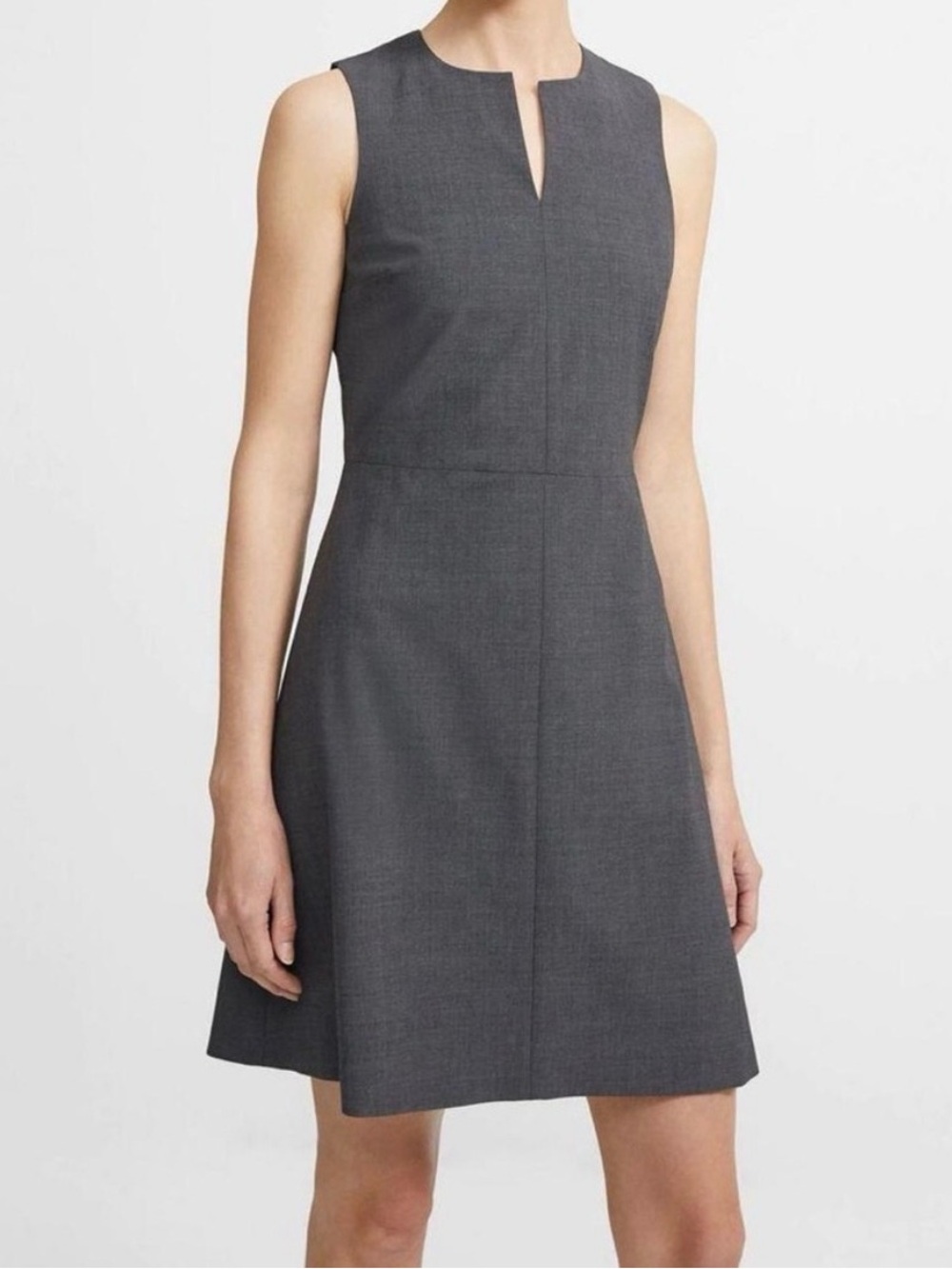 Theory Miyani Suiting Dress - Gray 2